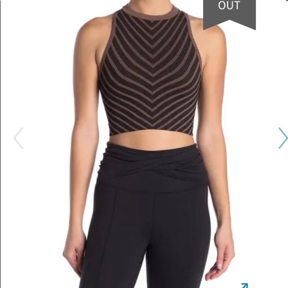 FP Movement seamless striped ohana cami